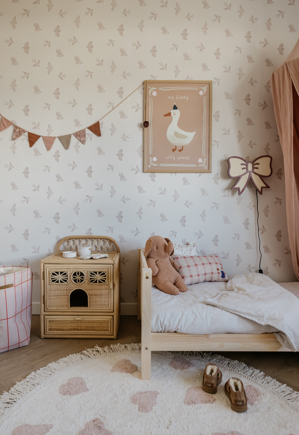 Rotan (nacht) kastje/poppenhuis