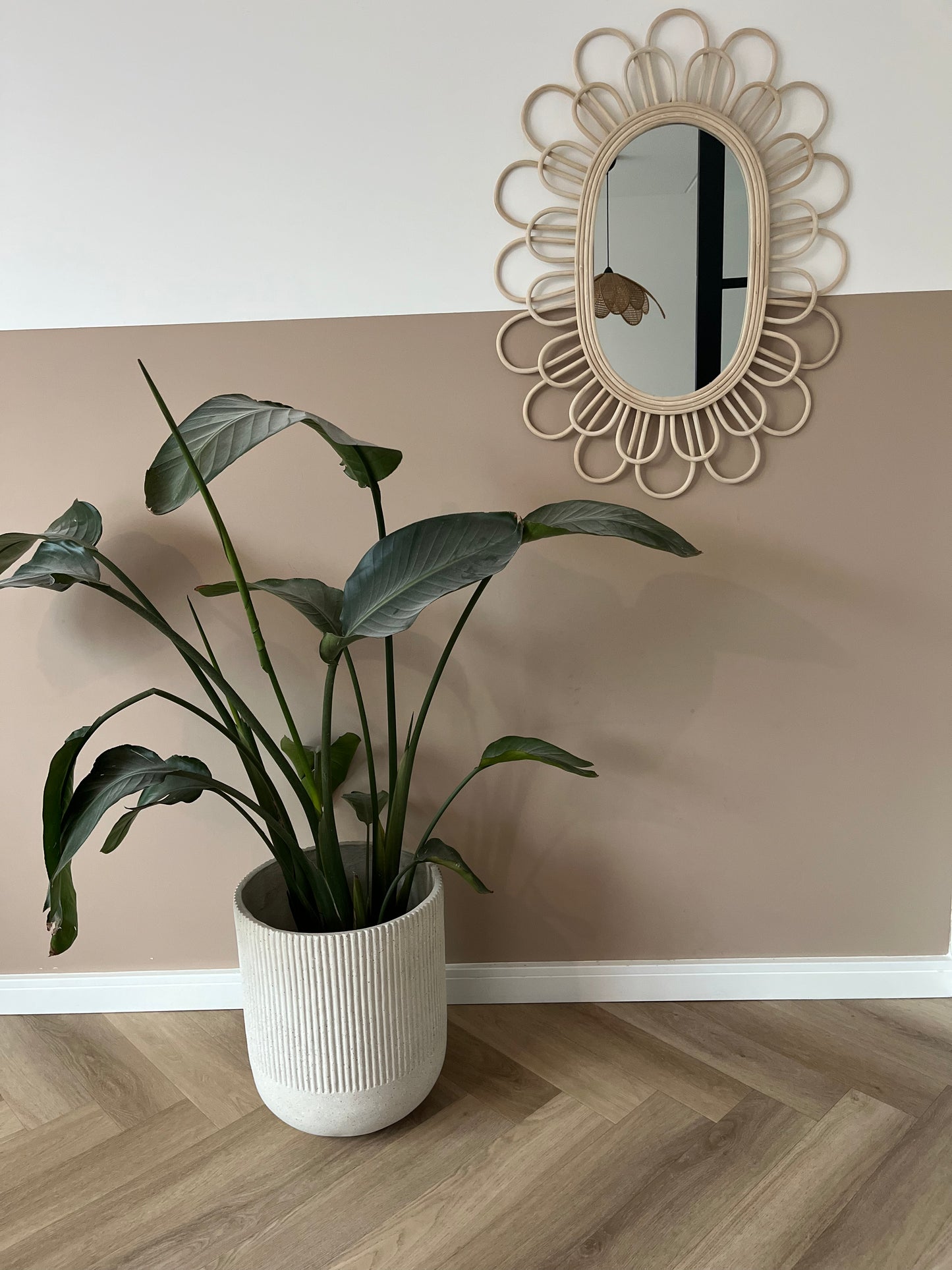 Rotan spiegel Lily