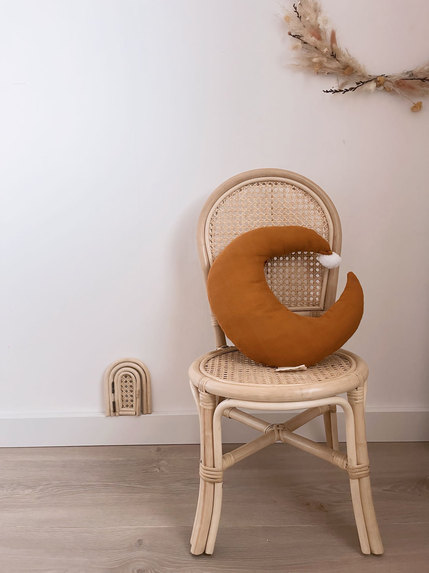 Rattan high chair