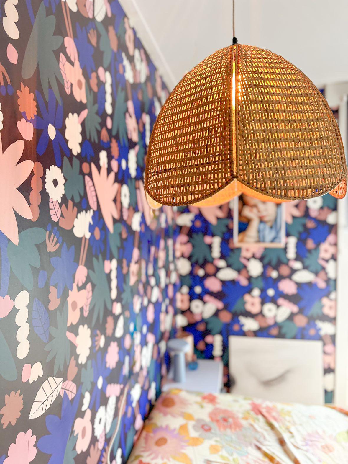 Rattan lamp