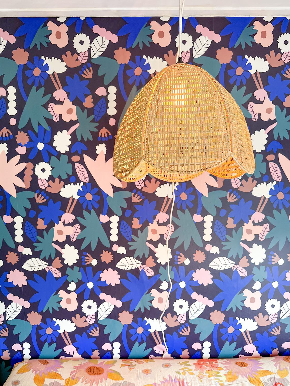 Rattan lamp