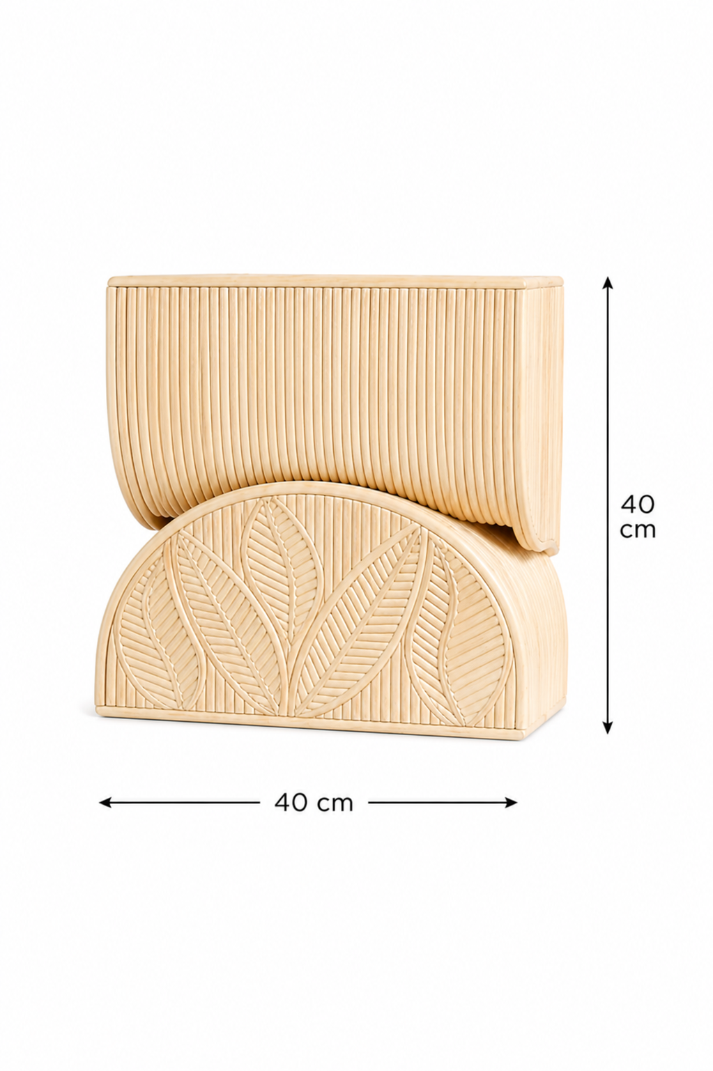 Rotan krukjes/bijzettafel