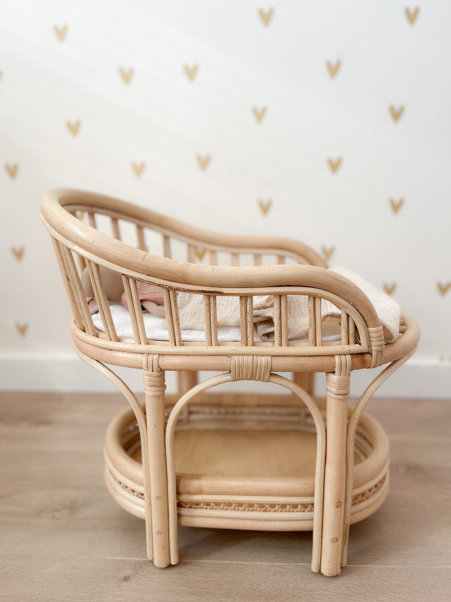 Rotan poppencommode