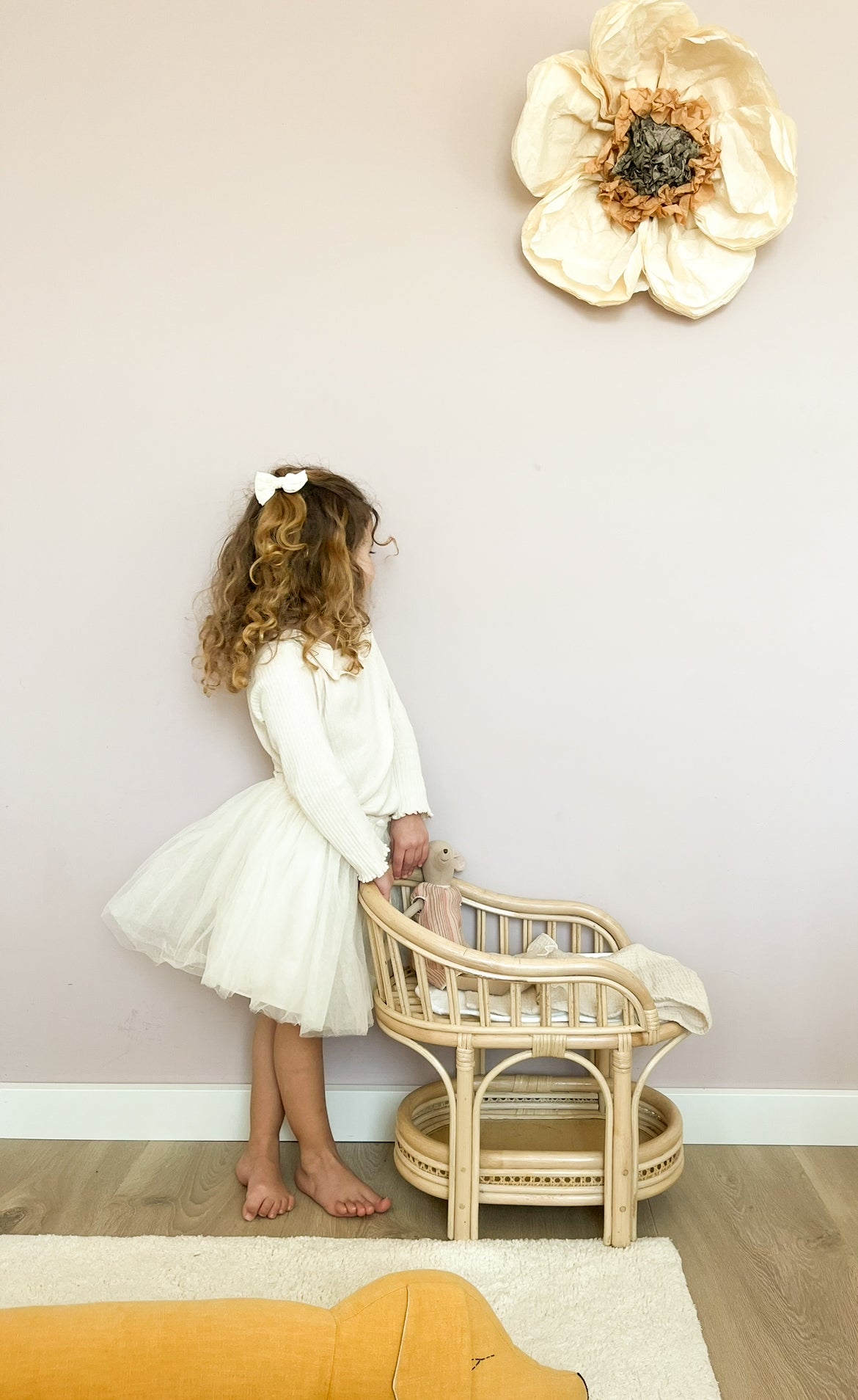 Rotan poppencommode