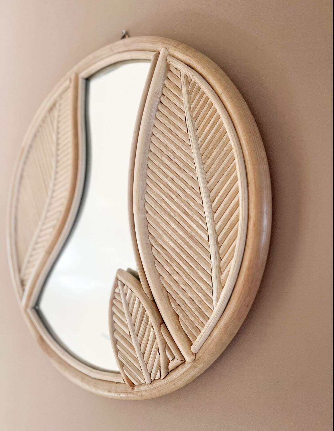 Rattan Mirror