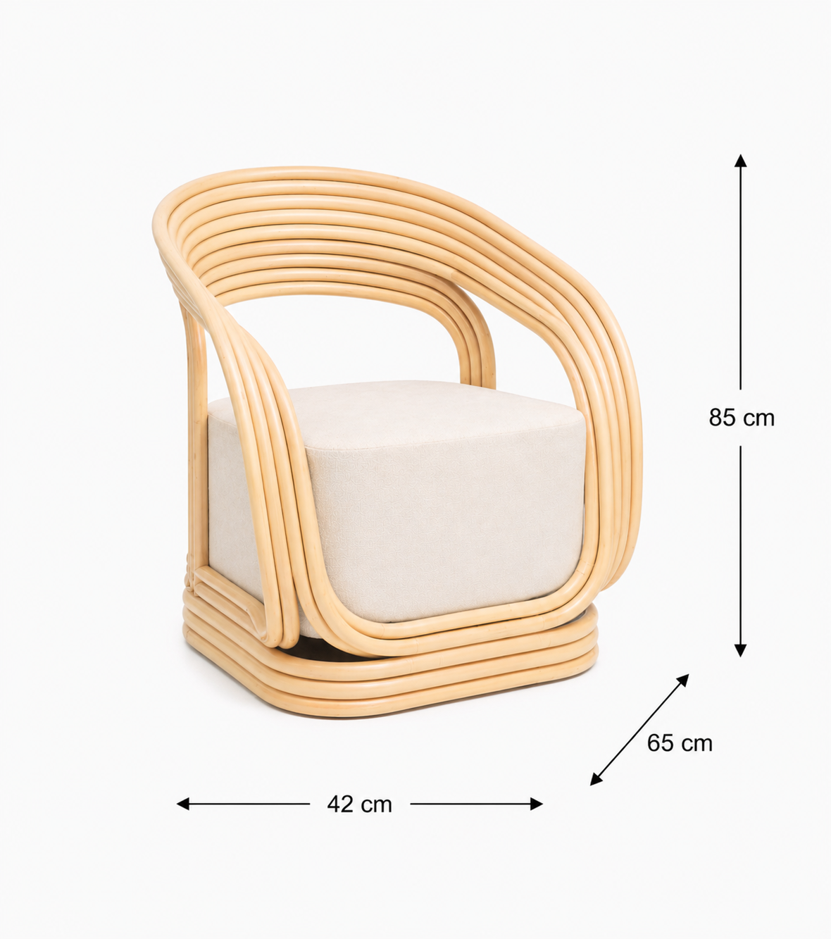Rotan fauteuil Celia