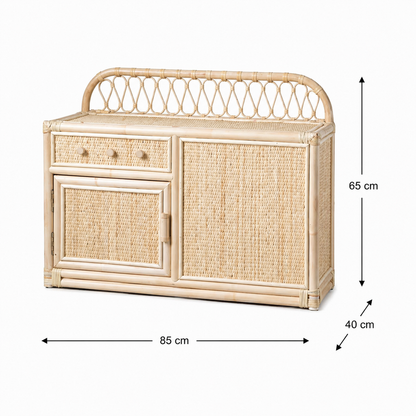 Leo &amp; Moon Exclusive © rattan children's kitchen / storage box
