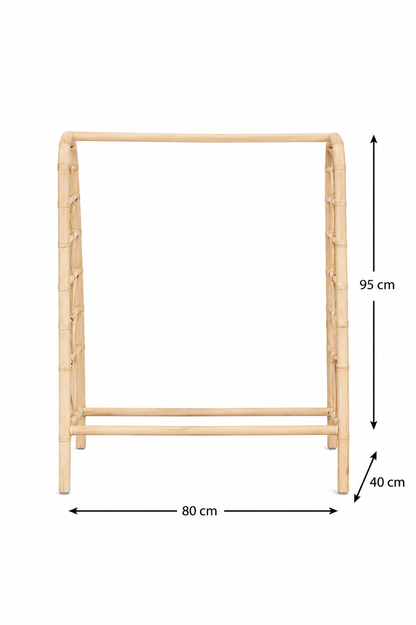 Leo &amp; Moon Exclusive © Rattan Clothes Rack 'Nine'