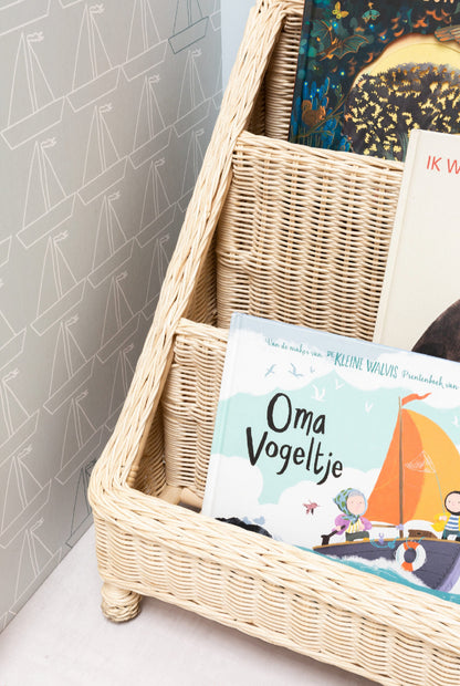 Rotan boekenrek Saar
