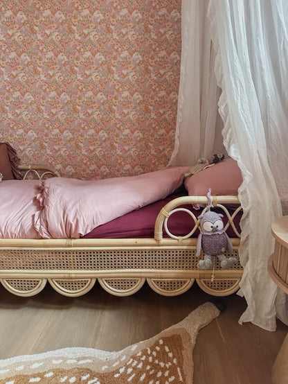 Leo & Moon rotan eenpersoonsbed ‘Amber’