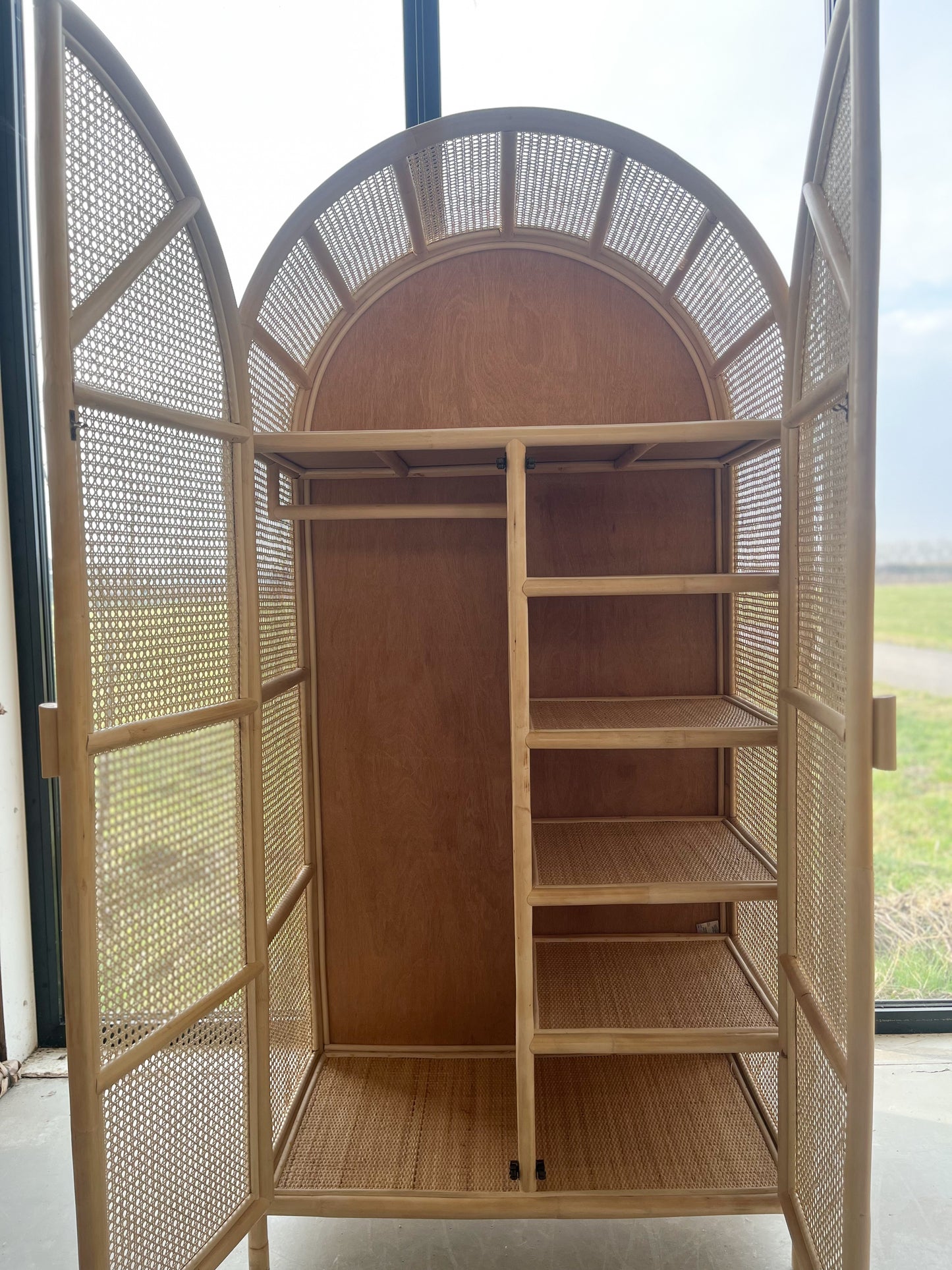 Rotan webbing kast incl hang