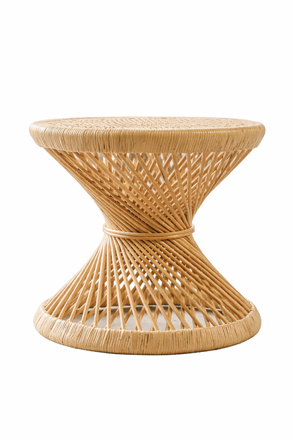 Leo &amp; Moon rattan side table 'Joachim'