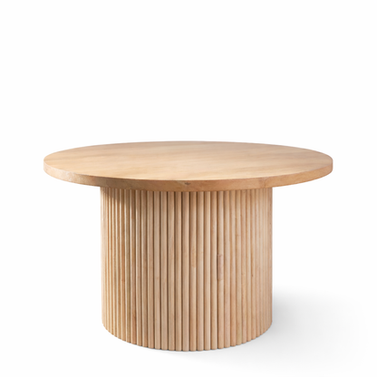 Ronde eettafel eikenhoutblad