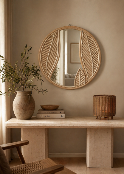 Ronde spiegel moon