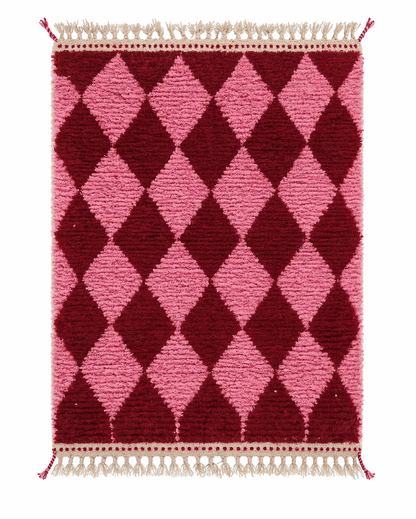Beni Ouarain ruit roze