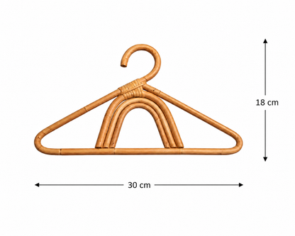 Set van 3 rotan hangers regenboog