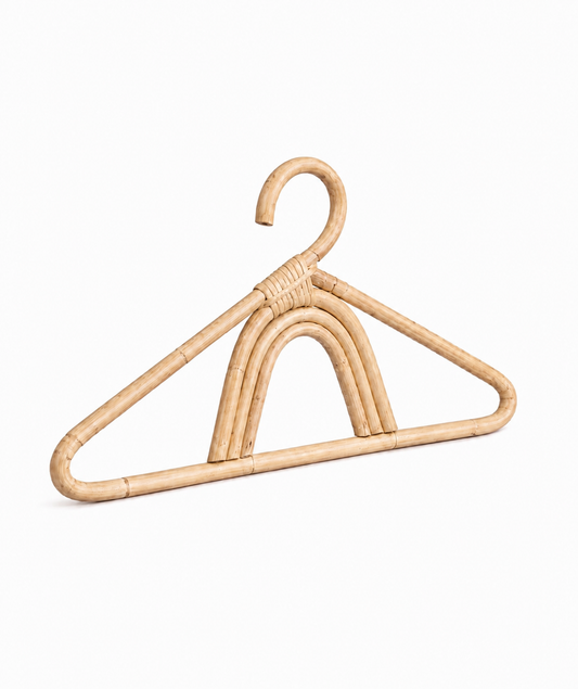Set van 3 rotan hangers regenboog