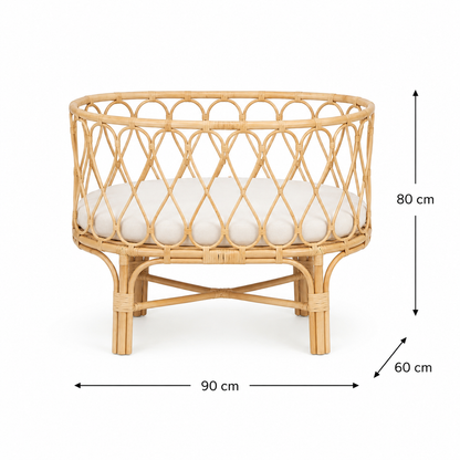 Rattan Babywiege Mila