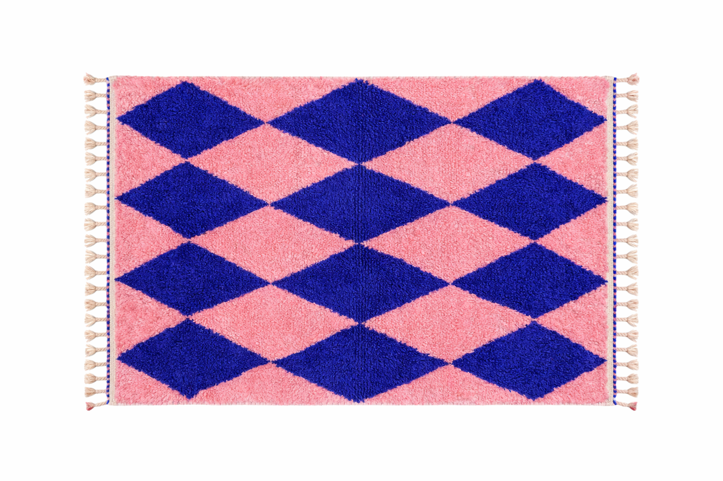 Beni Quarain | Blau-rosa Teppich Kinderzimmer