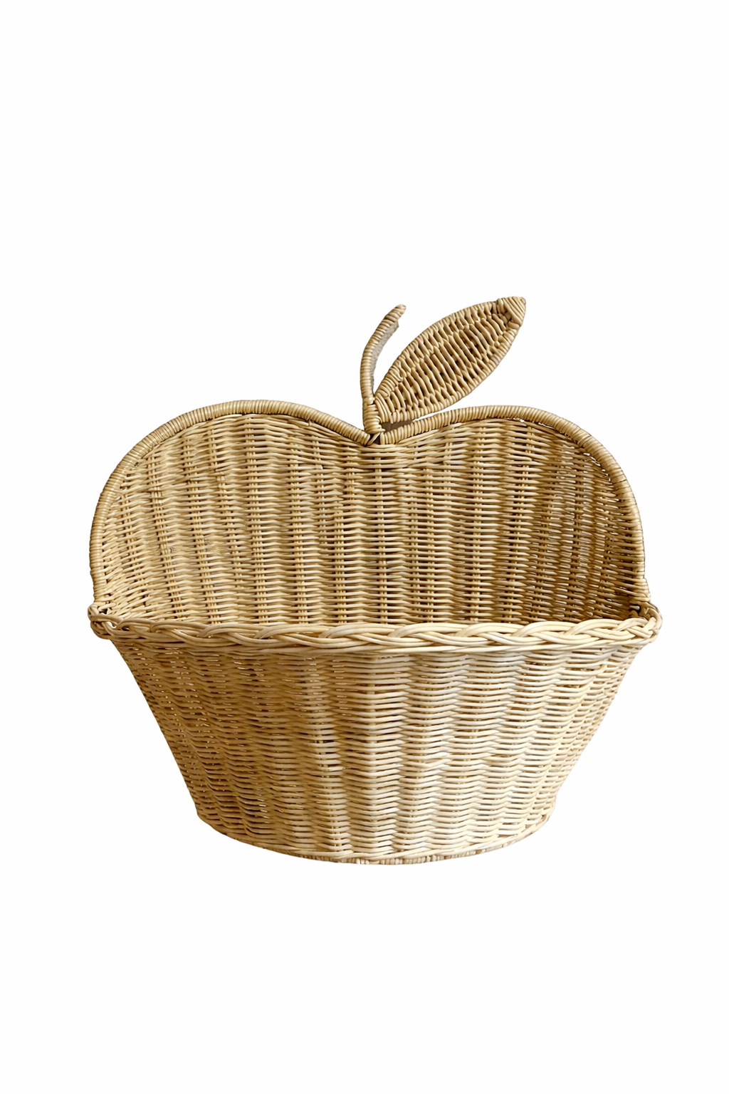 Rotan wanddecoratie appel