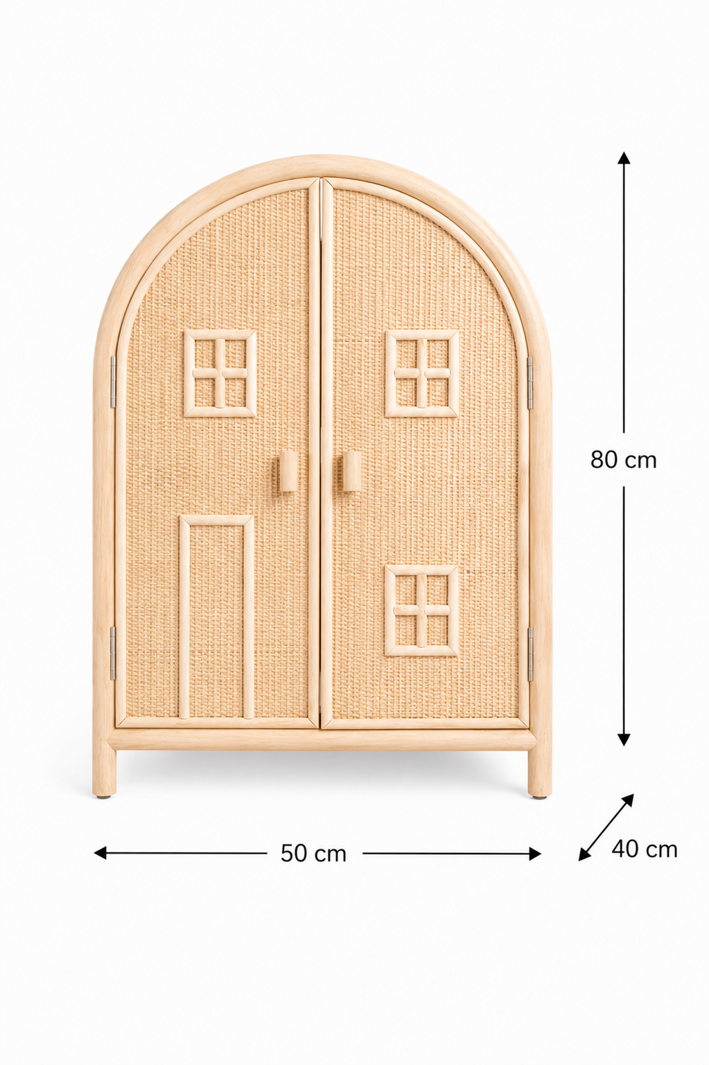 Leo &amp; Moon Exclusive © Rattan (doll) cabinet Round